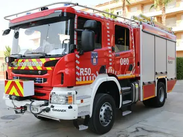 Un camión de Bomberos de Murcia, en una imagen de archivo Un camión de Bomberos de Murcia, en una imagen de archivo