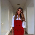 Rocío Osorno tiene el vestido de Zara.