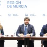 El presidente del PP regional, Fernando López Miras, tras el Comité de Dirección del partido