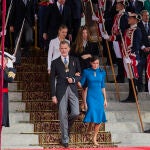La princesa de Asturias, Leonor de Borbón, jura la Constitución en presencia de las Cortes reunidas en el Congreso de los Diputados. Con la asistencia de Felipe VI y Letizia. Los Expresidentes del Gobierno, Mariano Rajoy, José María Aznar, Jose Luis Rodriguez Zapatero y Felipe Gonzalez. © Alberto R. Roldán / Diario La Razón. 31 10 2023
