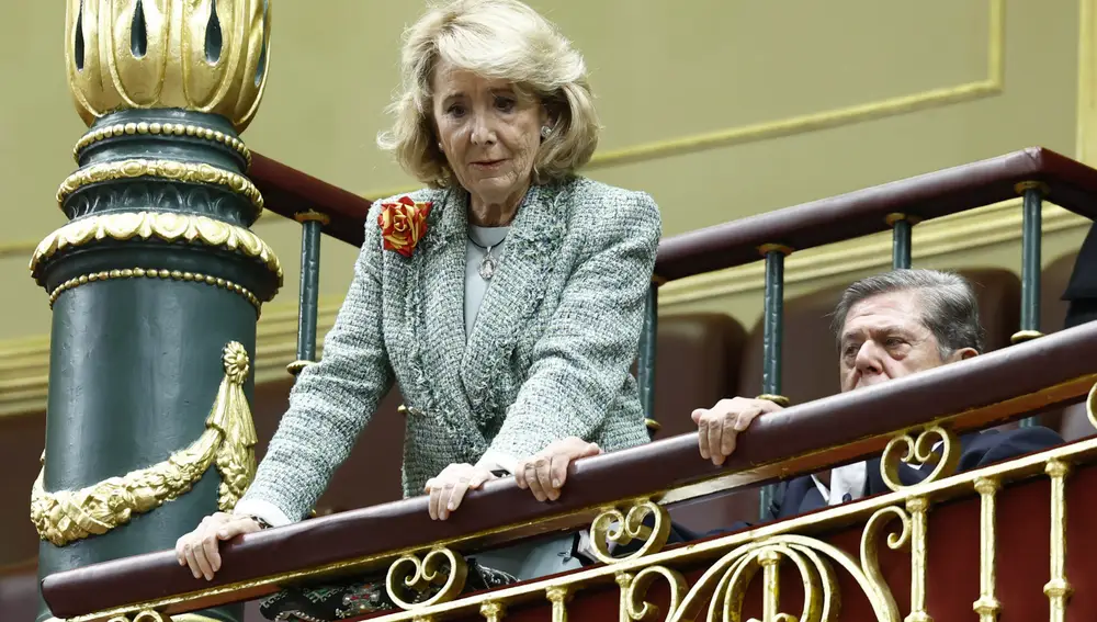 Esperanza Aguirre en el Congreso.
