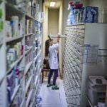 Interior de una farmacia.