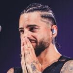 El cantante Maluma en uno de sus conciertos