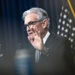US Federal Reserve Board Chairman Jerome Powell delivers remarks after the Fed refrained from raising interest rates following its two-day conference at the Federal Reserve in Washington, DC, USA, 01 November 2023.