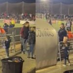 Joven regala palomitas a Kubo durante una eliminatoria de Copa del Rey