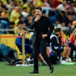 Simeone, durante el partido ante Las Palmas