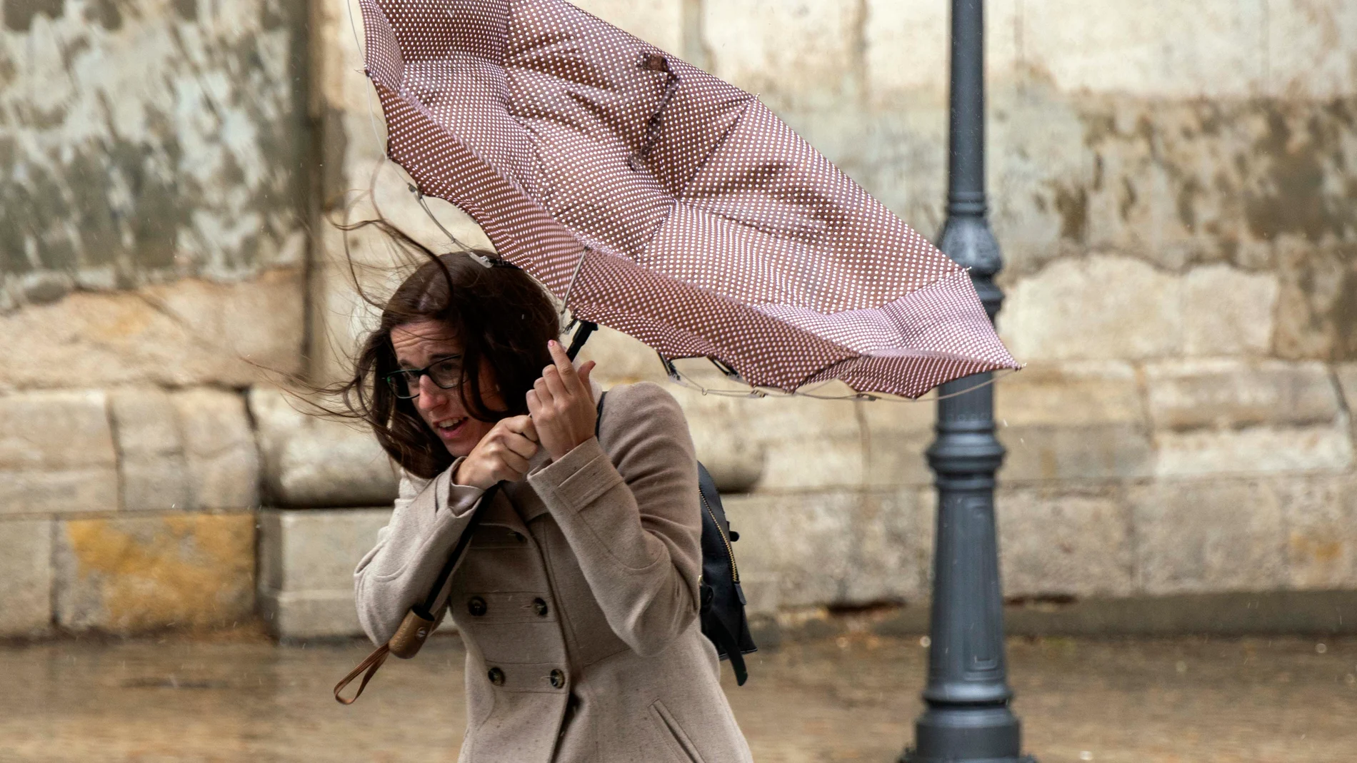 Fuertes vientos en Castilla y León