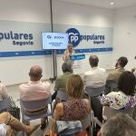 Paloma Sanz, presidenta del PP de Segovia