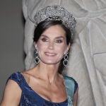 La Reina Letizia se viste de gala en Dinamarca.