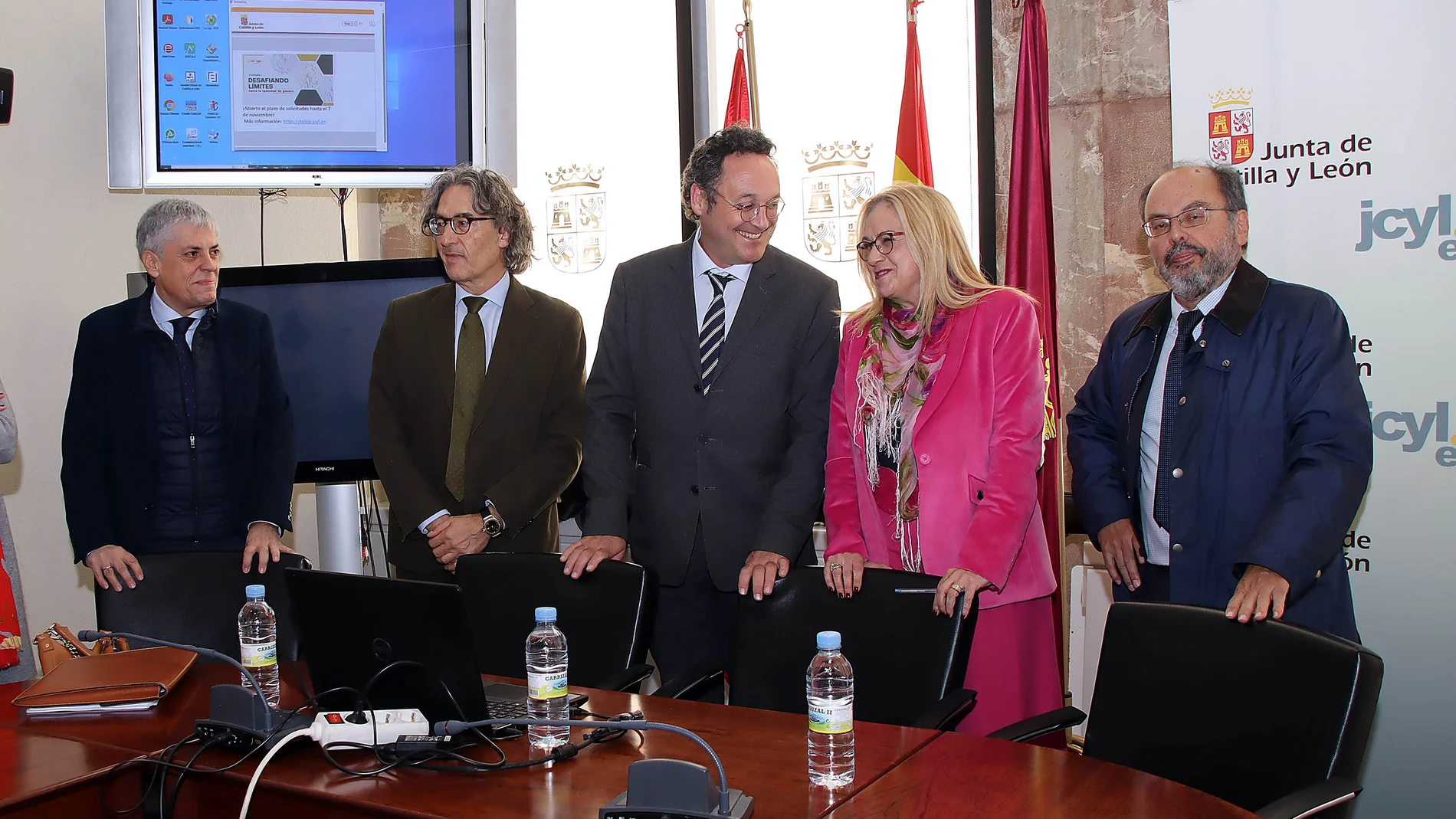 Eduardo Diego, María García Fonseca, Álvaro García, Santiago Mena y Avelino Fierro