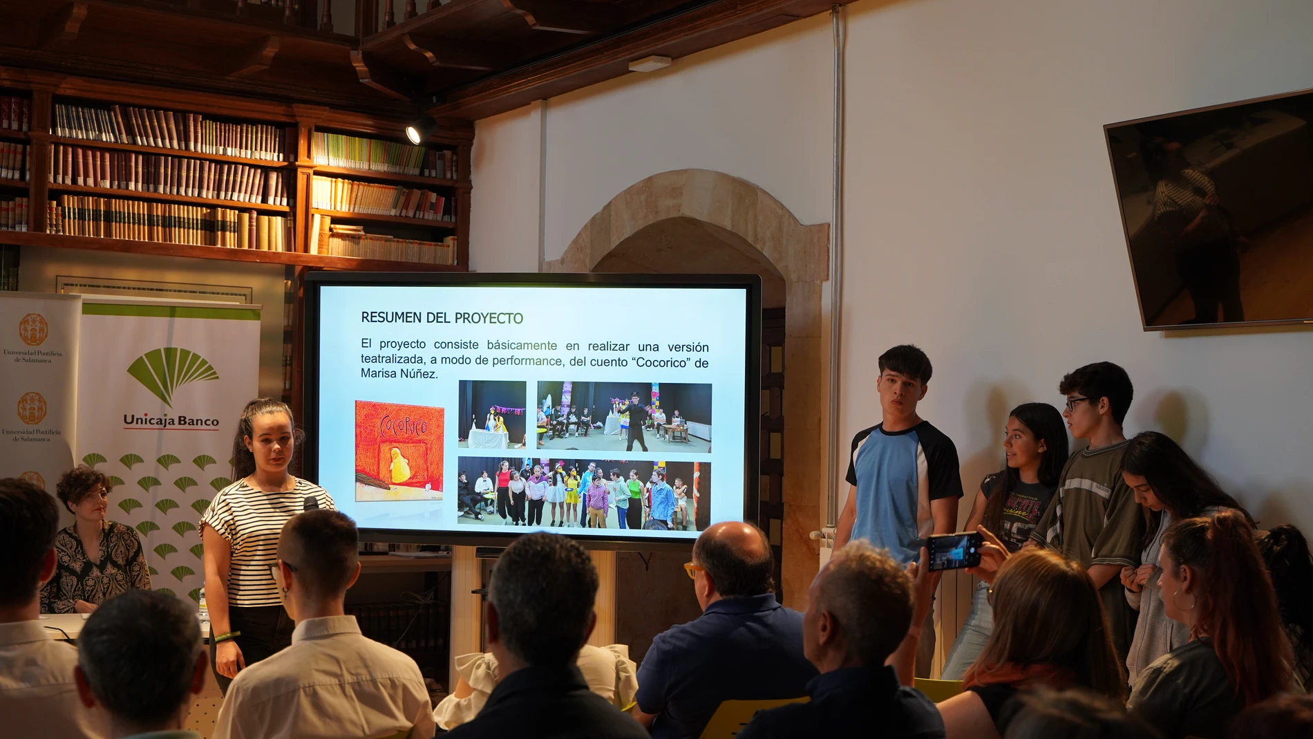 Presentación de uno de los proyectos del pasado año