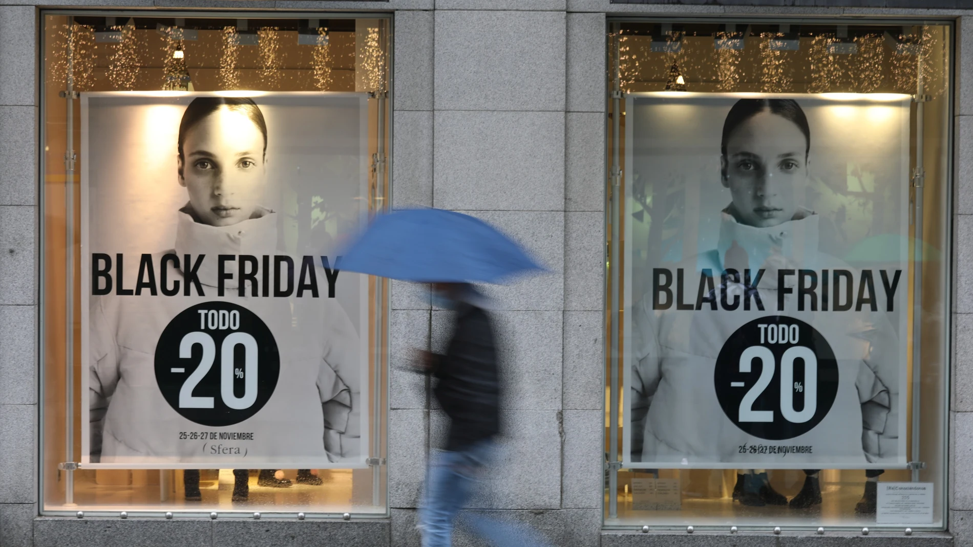 Black Friday en los comercios del centro de Madrid.