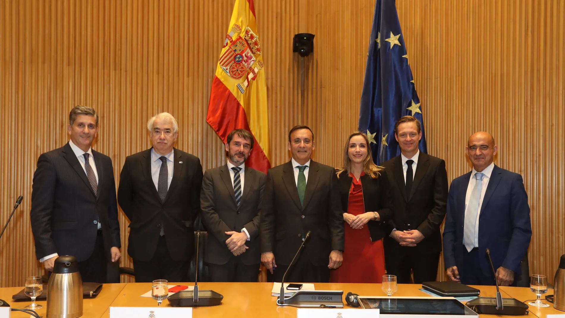 Juan Carlos Gil, Emili Esteve, Cristóbal Belda, Eduardo Pastor, Matilde Sánchez, Bernd Grabner y Tomás Castillo
