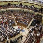 Plano general del hemiciclo del Congreso