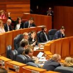 Bancada del PP en las Cortes