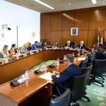 Reunión de la Junta de Portavoces del Parlamento andaluz