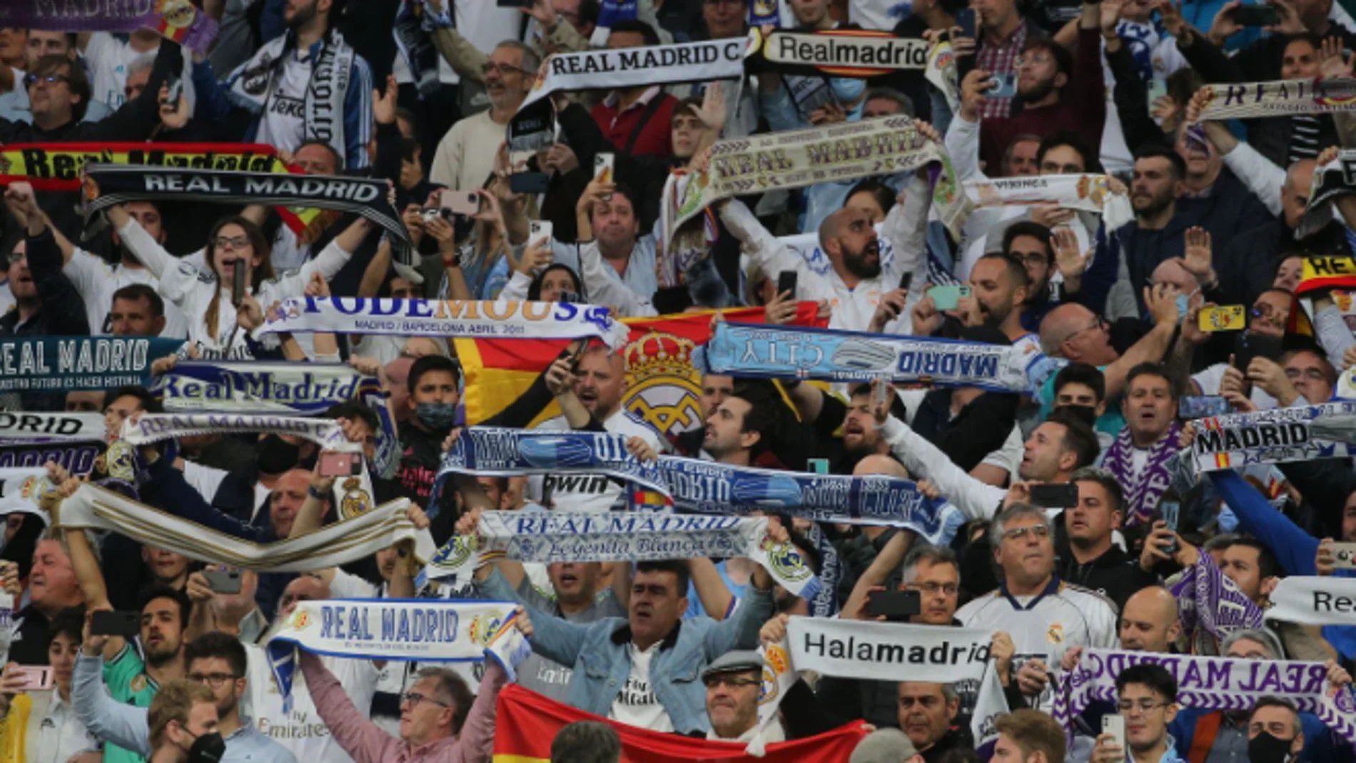 Hinchas del Real Madrid