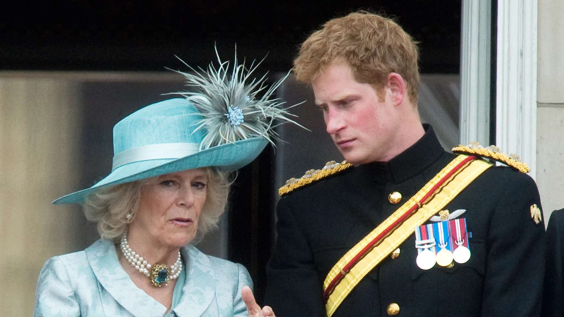 Camilla y Harry en una de las pocas imágenes que tienen juntos, en 2012