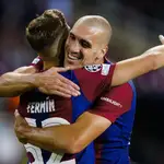 Oriol Romeu con el Barcelona