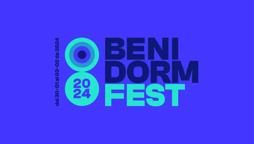 Uno de los logos de color del Benidorm Fest 2024