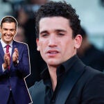 Jaime Lorente con Pedro Sánchez