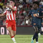 Sergio Arribas con el Almería