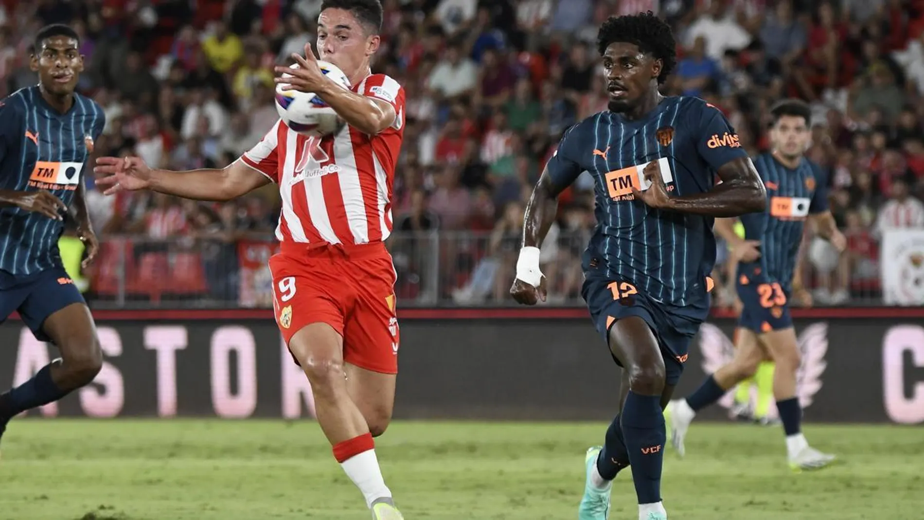 Sergio Arribas con el Almería