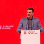 Pedro Sánchez interviene en el Congreso del Partido Socialista Europeo (Málaga)