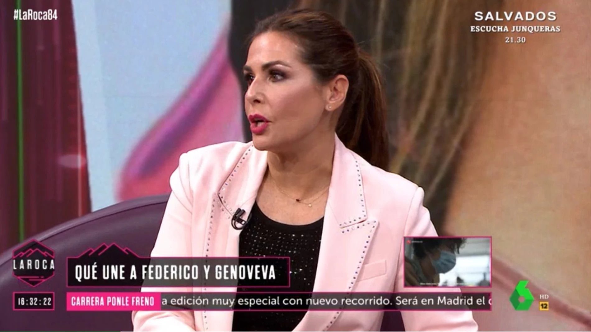 Nuria Roca durante el programa
