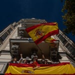 Manifestación en Ferraz en protesta contra la amnistía