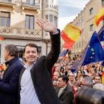 Fernández Mañueco y García Carbayo en el acto multitudinario de Salamanca