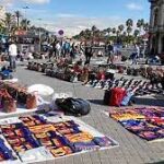 Manteros en Barcelona