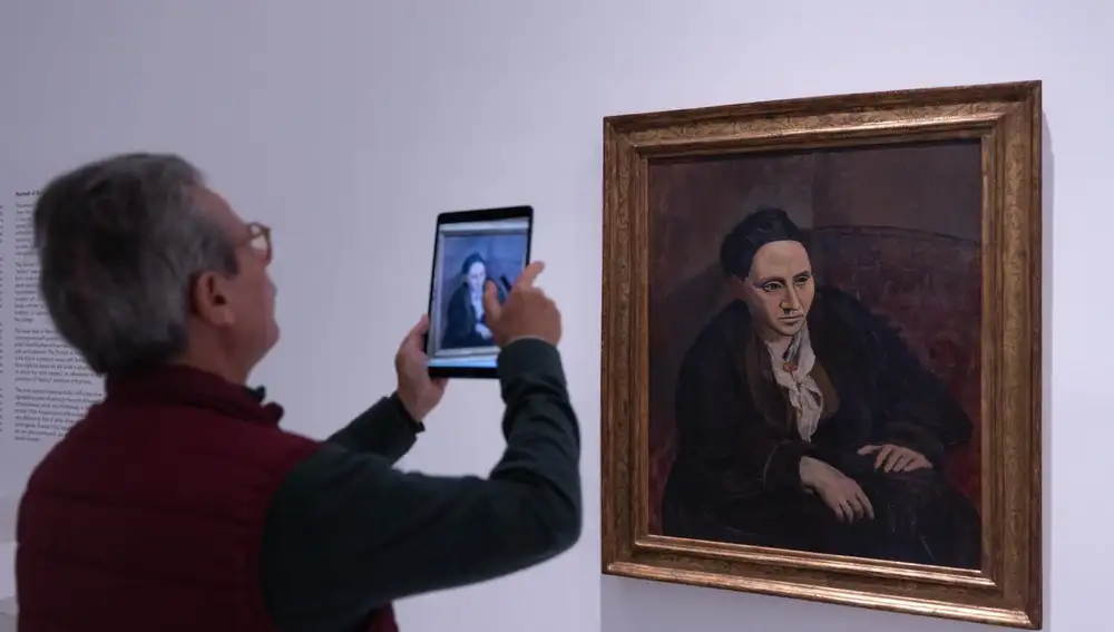 Gertrude Stein retratada por Picasso