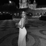 Rocío Osorno con vestido de Zara. 