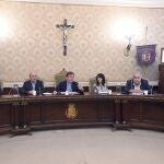 Borja Suárez preside el pleno extraordinario para la aprobación de los presupuestos en la Diputación de Burgos