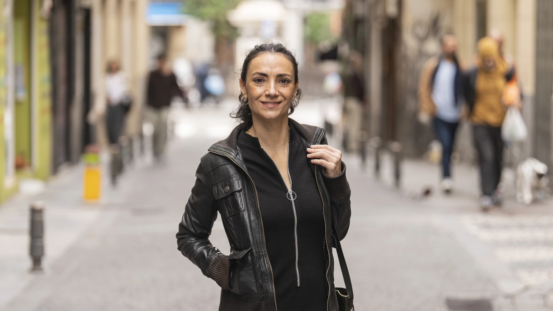 La actriz Elena Rayos