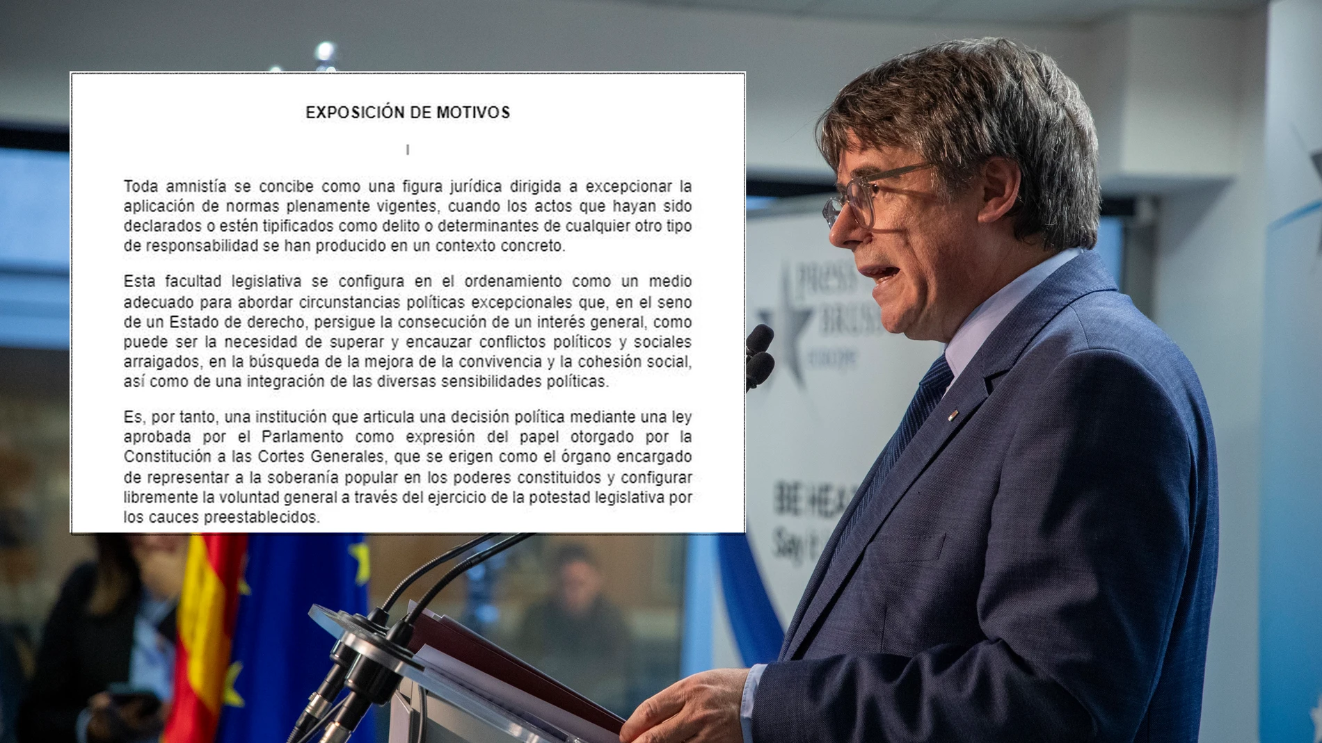Lea íntegro el texto de la proposición de ley de amnistía de Sánchez, con todos los beneficiados
