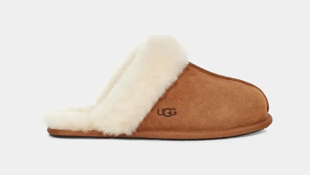 Zapatillas peluditas.