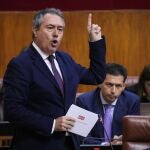 Primera Jornada de Pleno con sesión de control al gobierno en el Parlamento de Andalucía