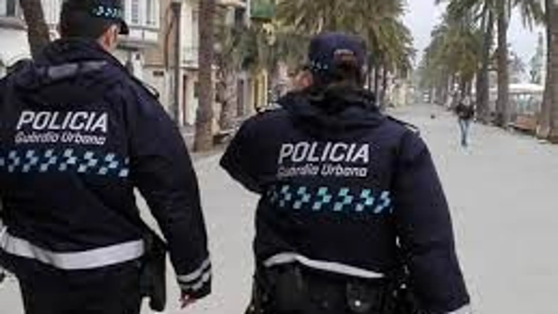Agentes de la Guardia Urbana de Badalona