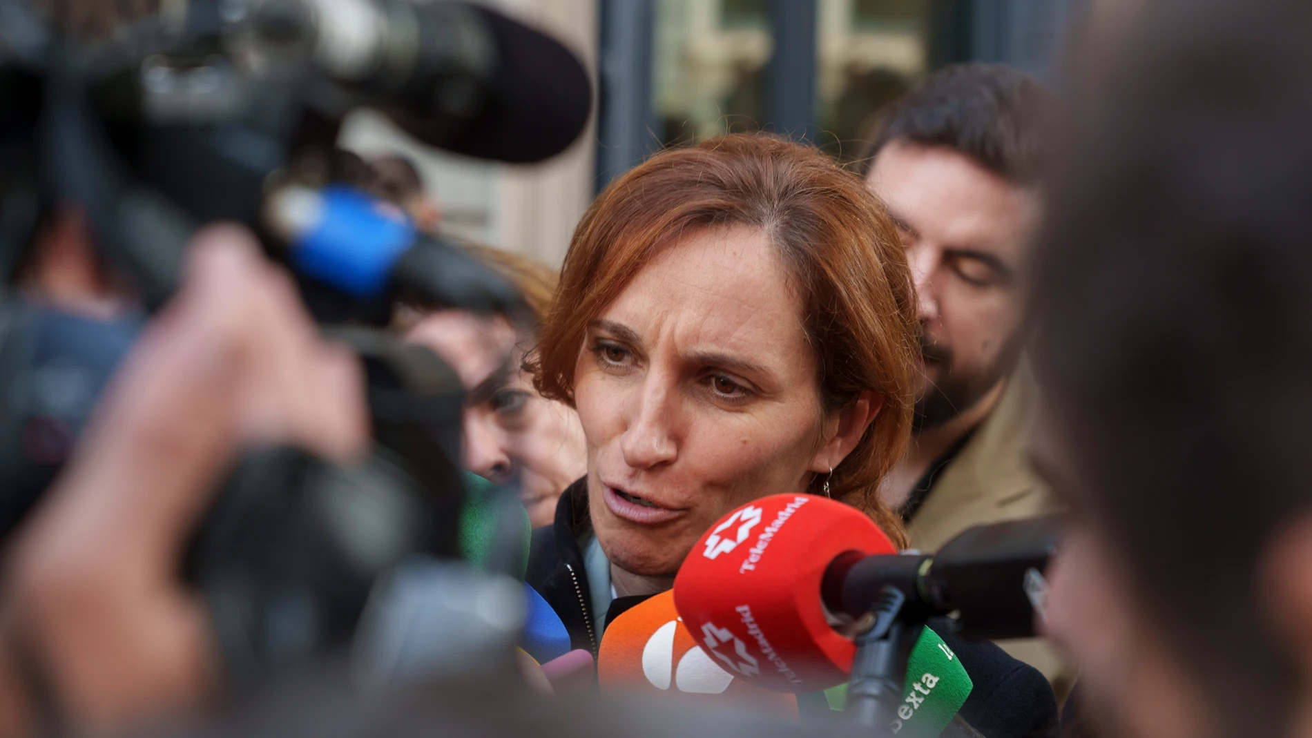 Monica Garcia en el Congreso de los Diputados el día de la investidura de Pedro Sánchez.