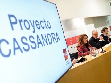 Fátima Matute, en la presentación del proyecto Cassandra Fátima Matute, en la presentación del proyecto Cassandra