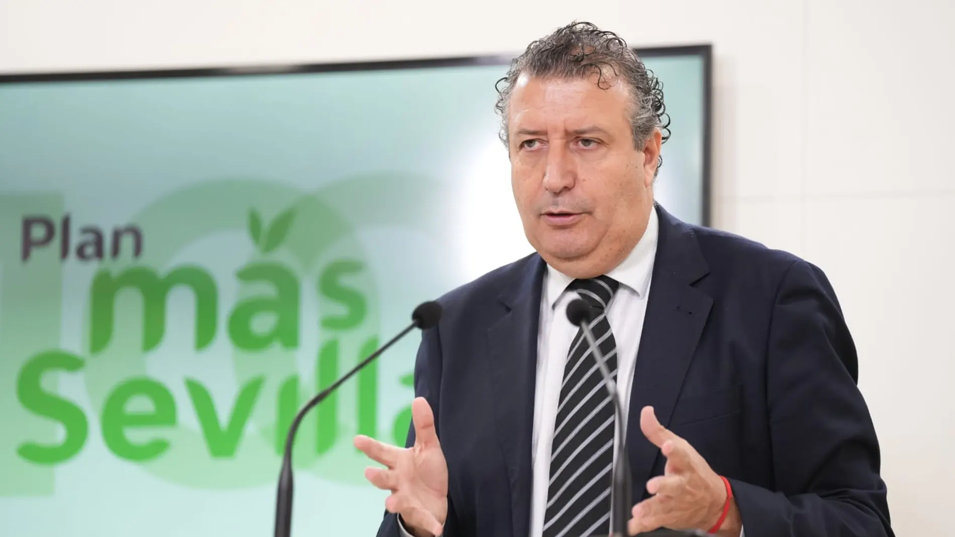 El presidente de la Diputación de Sevilla, Javier Fernández