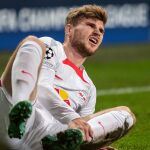 Timo Werner con el Leipzig