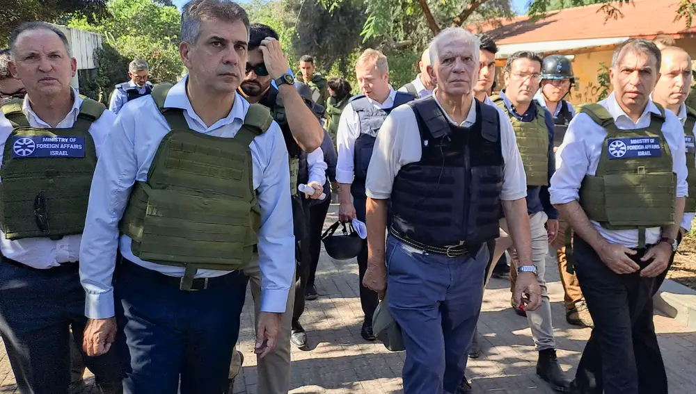 ISRAEL UE Borrell pide al ministro de Exteriores israelí que no deje "que la ira le consuma"