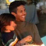 Fernando Verdasco con su hijo