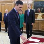 Pedro Sánchez promete su cargo ante el Rey el 8 de enero de 2020