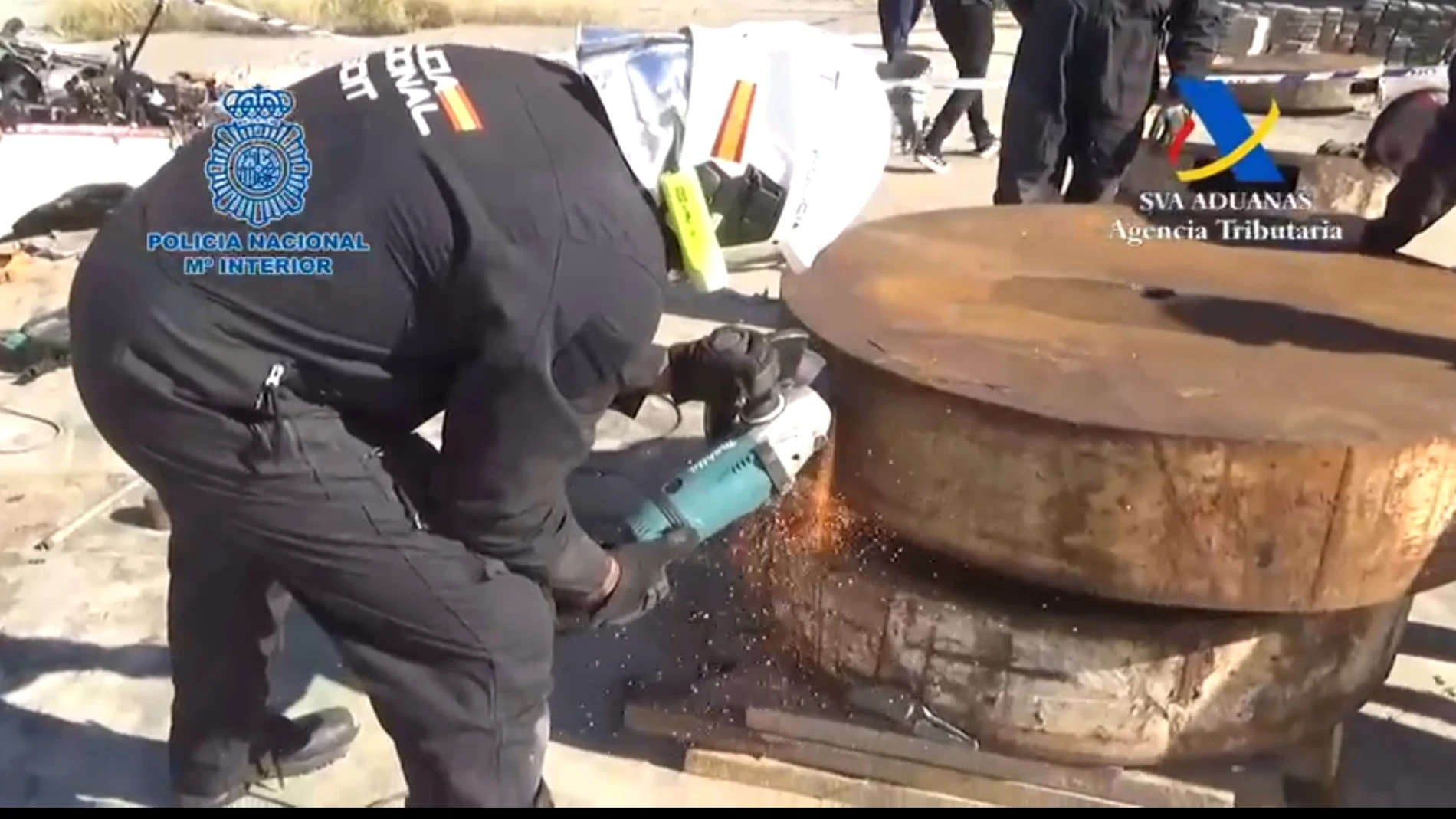 Incautan 561 kilos de cocaína en Castellón ocultos en contenedores de chatarra procedentes de Panamá