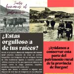 Cartel anunciador con el que promueven este banco de imágenes entre los burgaleses
