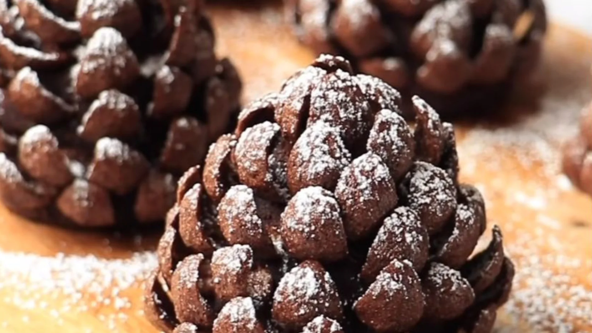 Piñas de chocolate